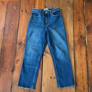 NWOT Abercrombie & Fitch Curve Love Ultra High Rise 90s Straight Jean